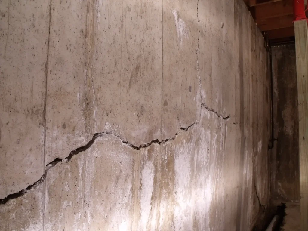 basement wall repair city state