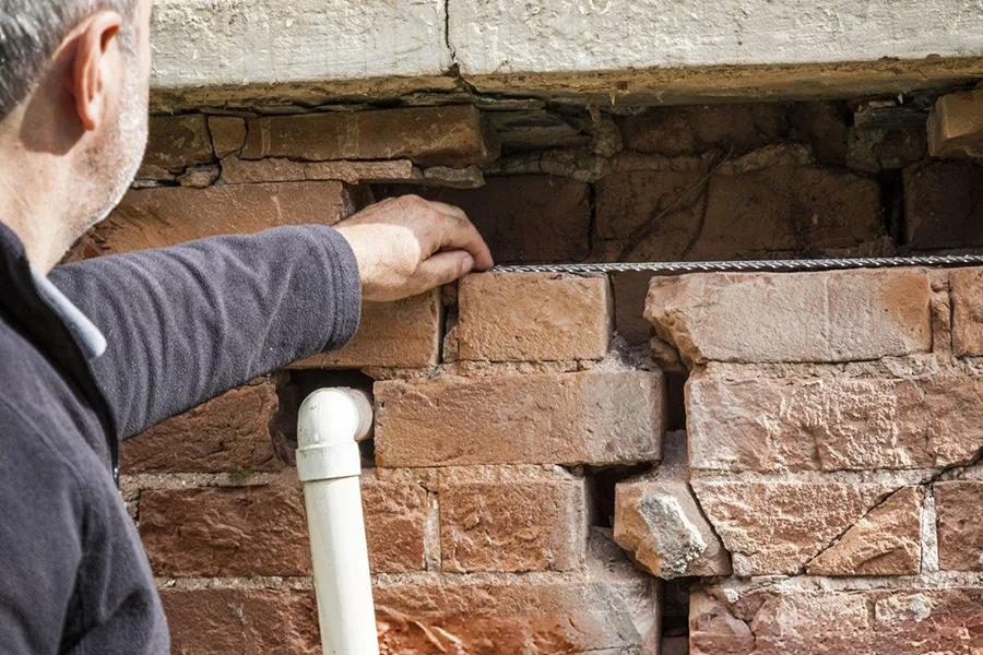 cracked wall structural repair city state