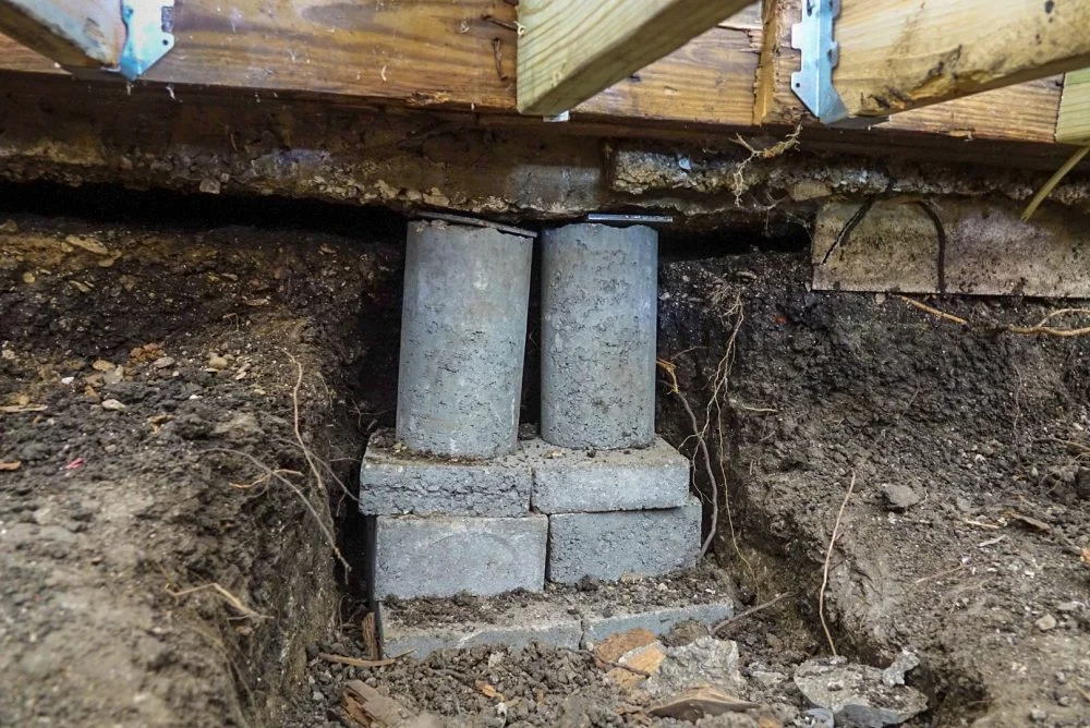 pier and beam or block and base foundation repair city state